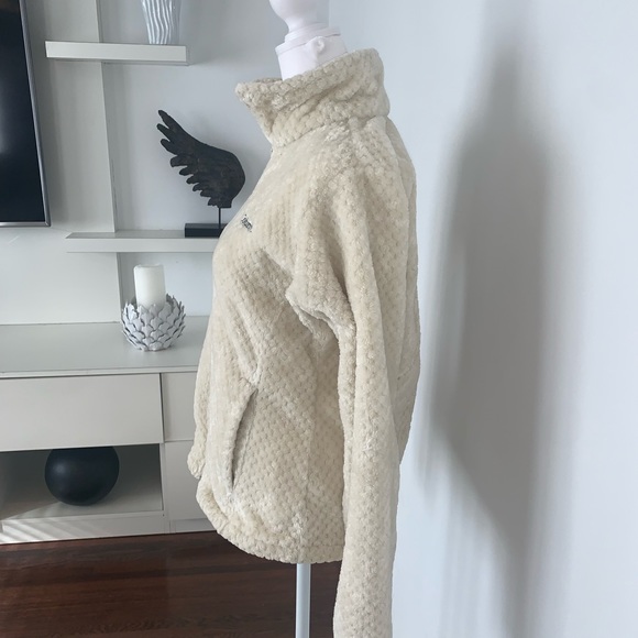 Columbia fleece cream zip up - Picture 4 of 6